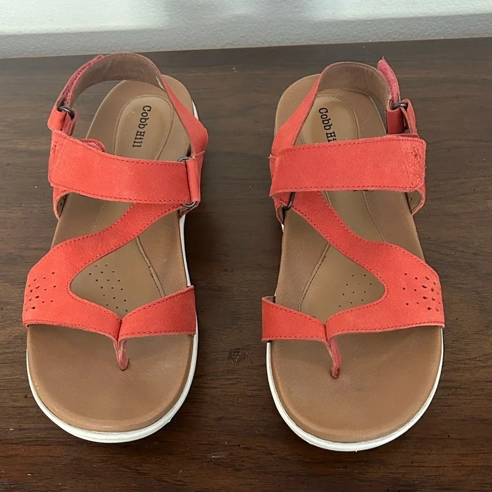 Cobb Hill  orange Sandals